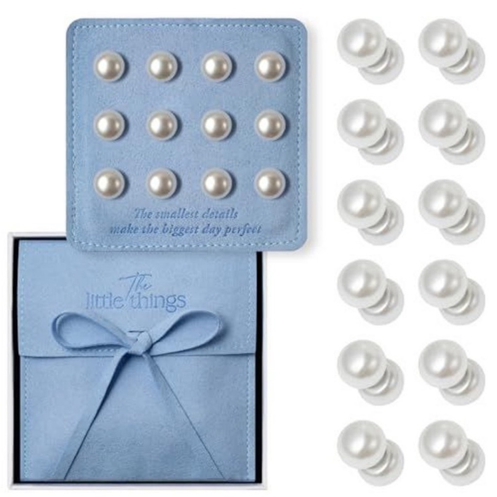 Pearl magnetic veil weights - set of 12 - NEW